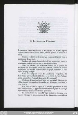 8. Le forgeron d'Ispahan