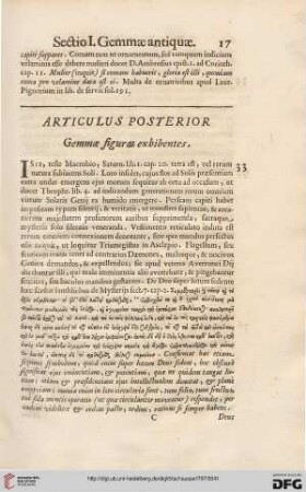 Articulus posterior: Gemmae figuras exhibentes