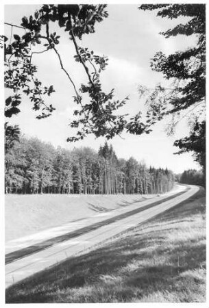 Trassierung und Betonfahrbahndecke bei Wurmberg