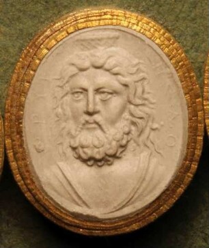 Kopf des Serapis im Halbprofil (Daktyliothek, Erstes Mythologisches Tausend)