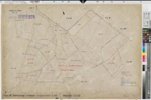 Rhade (Dorsten), Umlegung Rhade, Bl. 11 Zuteilungskarte Lembeck Flur 19