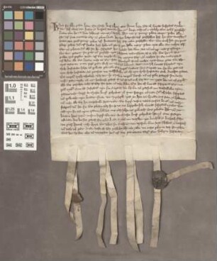 Butzbach: Zinsbrief auf Häuser zu Butzbach