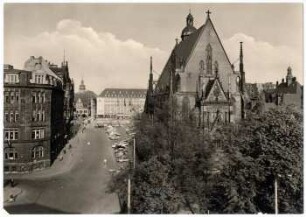 Messestadt Leipzig : Blick zur Thomaskirche