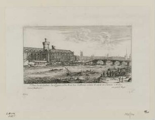 Veue de la Galerie du Louvre, et du Pont des Tuilleries, comme il estoit en l’année 1657, aus: "Verschiedene Ansichten aus dem Jahr 1657"