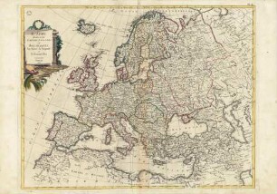 Europe divisèe en Ses Empires Royaumes et Republiques