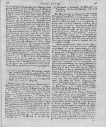 Die Heilquellen am Unterharze. Mit drei Abbildungen. Stuttgart: Hoffmann 1829