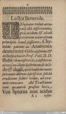 Lector Benevole.