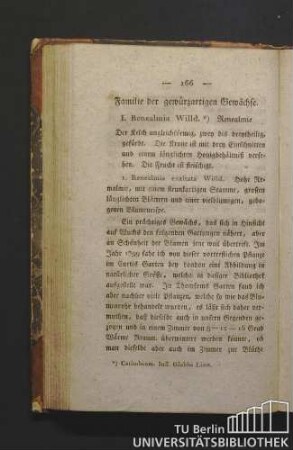 Familie der gewürzartigen Gewächse.