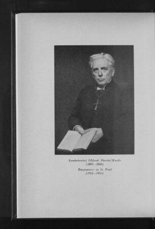 Landesbischof D. theol. Theodor Knolle (1885-1955). Hauptpastor zu St. Petri (1924-1955)