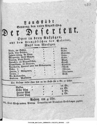 Der Deserteur