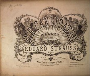 Die Candidaten : Walzer für Pianoforte ; 2. s. Werk