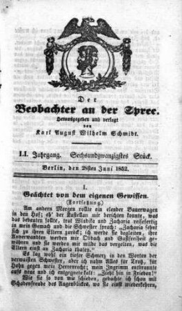 26. Stueck, 28. Juni 1852