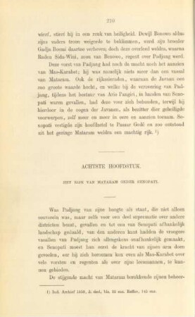 Achtste hoofdstuk. Het rijk van Mataram onder Senopati
