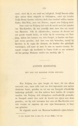 Achtste hoofdstuk. Het rijk van Mataram onder Senopati