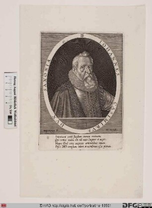 Bildnis Johann Casimir, Herzog zu Sachsen-Coburg (reg. 1572/86-1633)