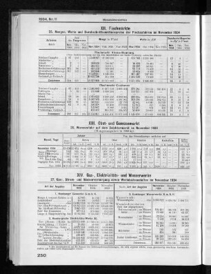 XIV. Gas-, Elektrizitäts- und Wasserwerke