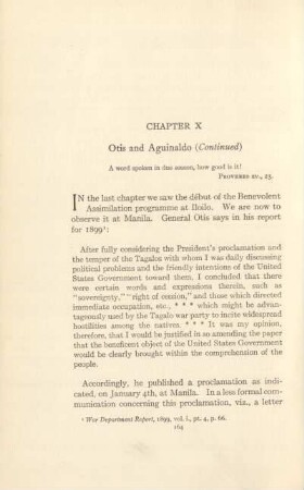 Chapter X. Otis and Aguinaldo (continued)