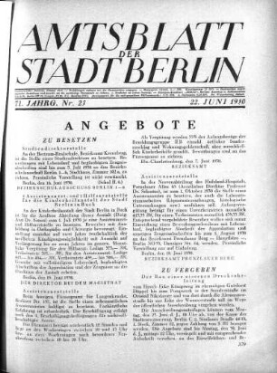 1930,25: Nr. 25, 22. Juni 1930