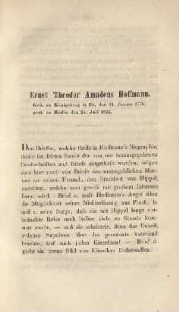 Ernst Theodor Amadeus Hoffmann