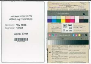 Entnazifizierung Ernst Worm , geb. 01.05.1902 (Bergmann)