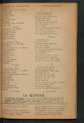 Cuaquerita soy : Letra de Retana , música de Rafael Gómez