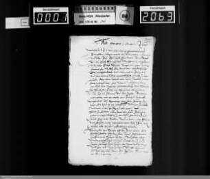 . 1605: Dezember 1605