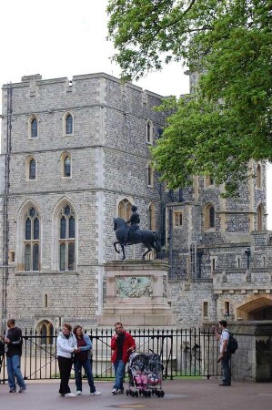 Im Innenhof von Schloss Windsor