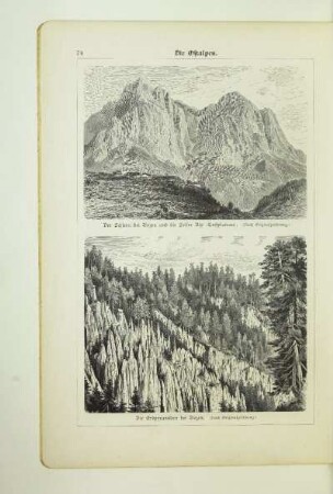 Der Schlern bei Bozen und die Seifer Alp (Tuffplateau)