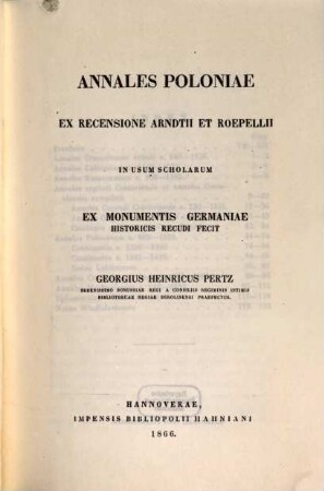 Annales Poloniae