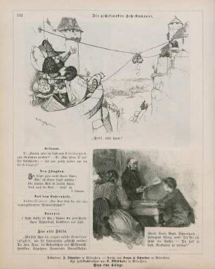 "Die gichtkranken Zech-Kumpane" "Für alle Fälle"