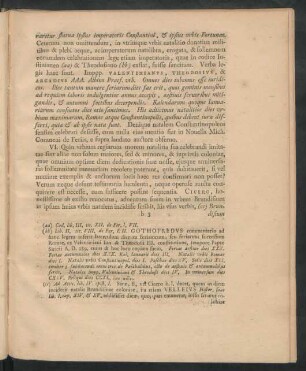 VI. [Aliarum uribium & coloniarum natalitia]