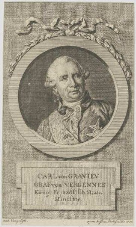Bildnis des Carl von Graviev, Graf von Vergennes