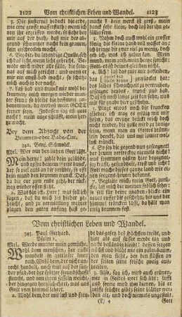 Vom christlichen Leben und Wandel
