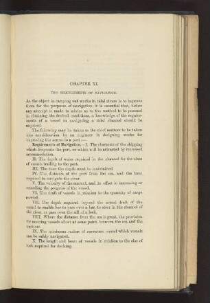 CHAPTER XI. THE REQUIREMENTS OF NAVIGATION.