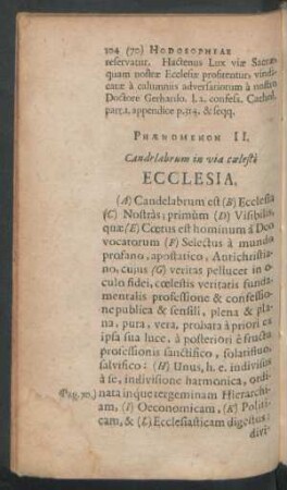 Phaenomenon II.
