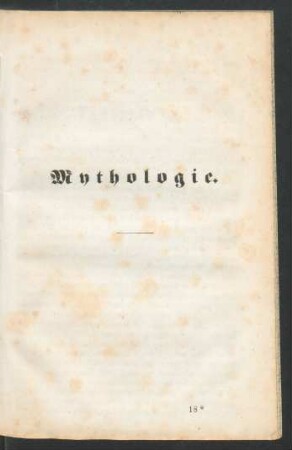 Mythologie.