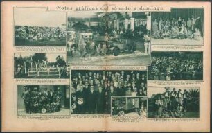 Notas gráficas del sábado y domingo [Fotografías]