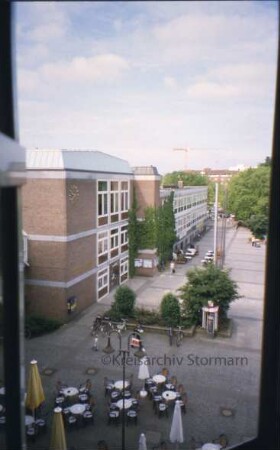 Rathaus: Blick auf Marktplatz