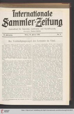 Nummer 2 (15. Jänner)