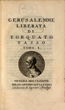 Gerusalemme liberata, 1