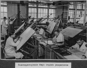 Konstruktionsbüro; Fotoalbum NEF, S. 17; Foto 1946