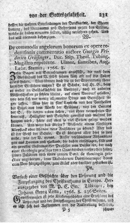 Versuch einer Geschichte über den Ursprung und die Fortpflanzung des Christenthums in Europa.