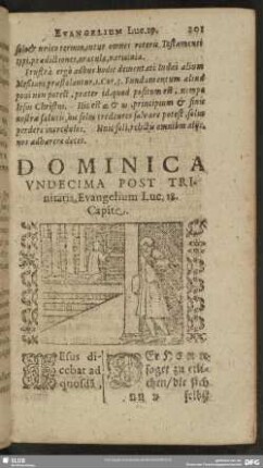 Dominica Undecima Post Trinitatis, Evangelium Luc. 18. Capite