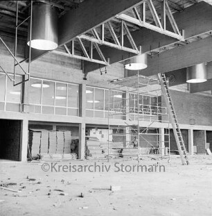 Schule am Masurenweg: Baustelle der Sporthalle