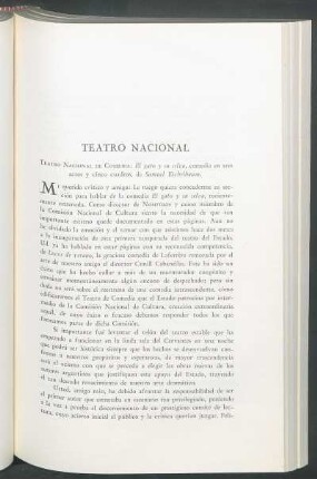 Teatro nacional