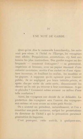 IV Une Nuit De Garde
