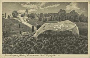 Lüneburger Heide. - Hermann Löns Ruhestätte