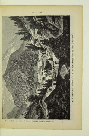 1. Tunnels und Brücken der St. Gotthard-Bahn nördlich vom Haupttunnel