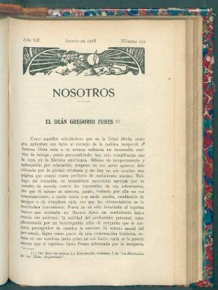 El Deán Gregorio Funes