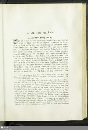 7. Aussehen der Stadt